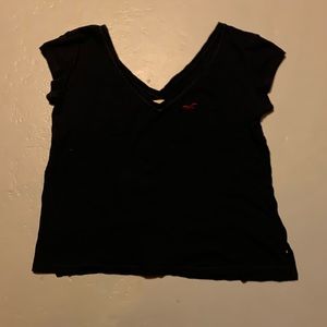 Hollister cropped tee